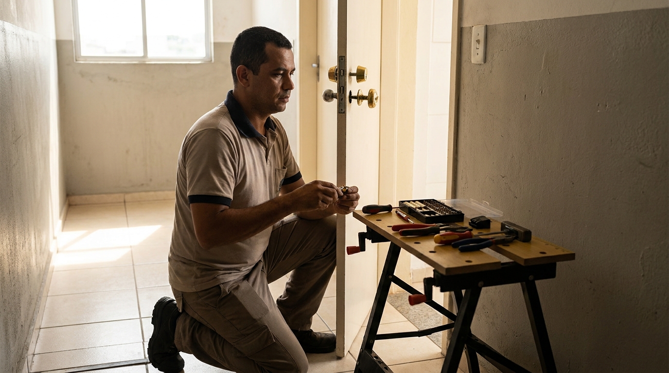 Troca de Segredo Residencial profissional em Joinville‑SC