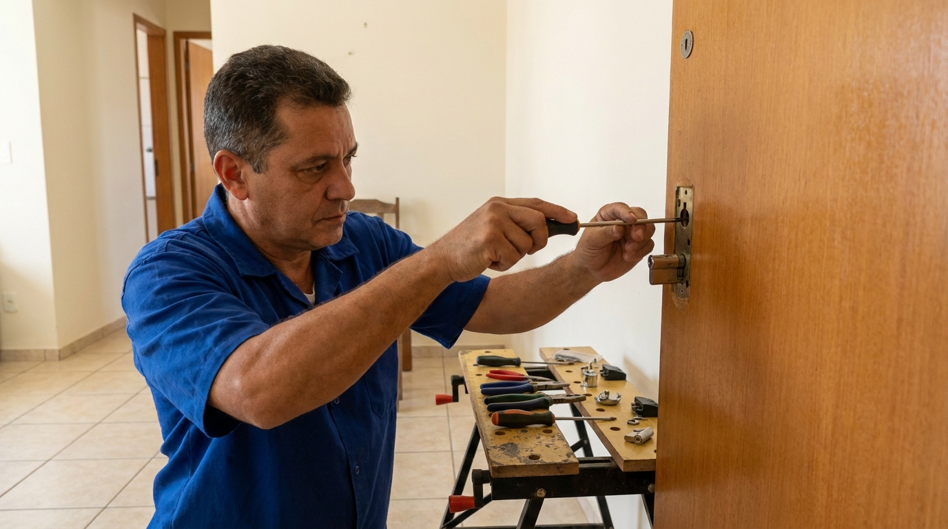 Troca de Segredo Residencial 24 horas em Joinville‑SC